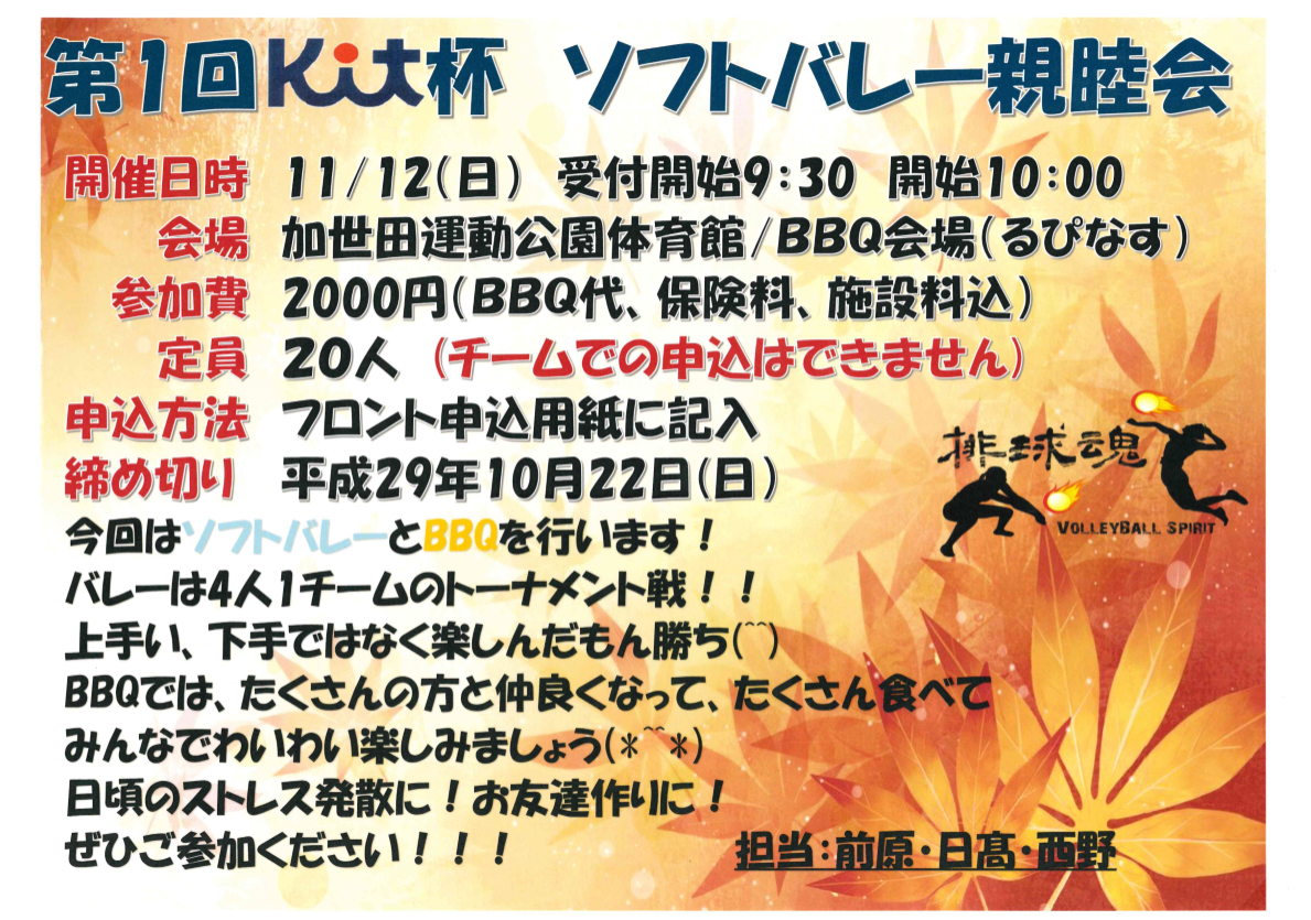 第1回キット杯ソフトバレー大会 (2)